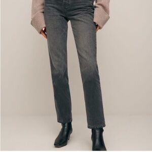 Cynthia High Rise Straight Jeans wash Liman